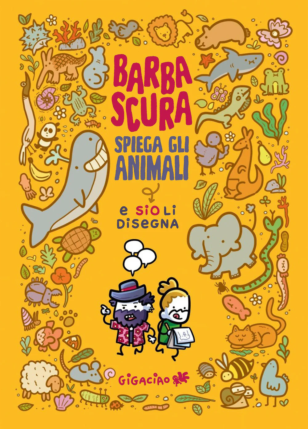 Barbascura spiega gli animali e Sio li disegna
