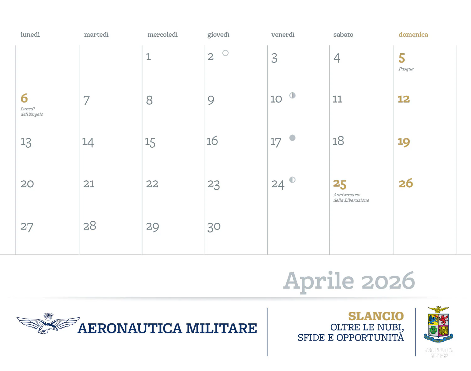 Calendario Aeronautica Militare 2026 - da tavolo - Image 4