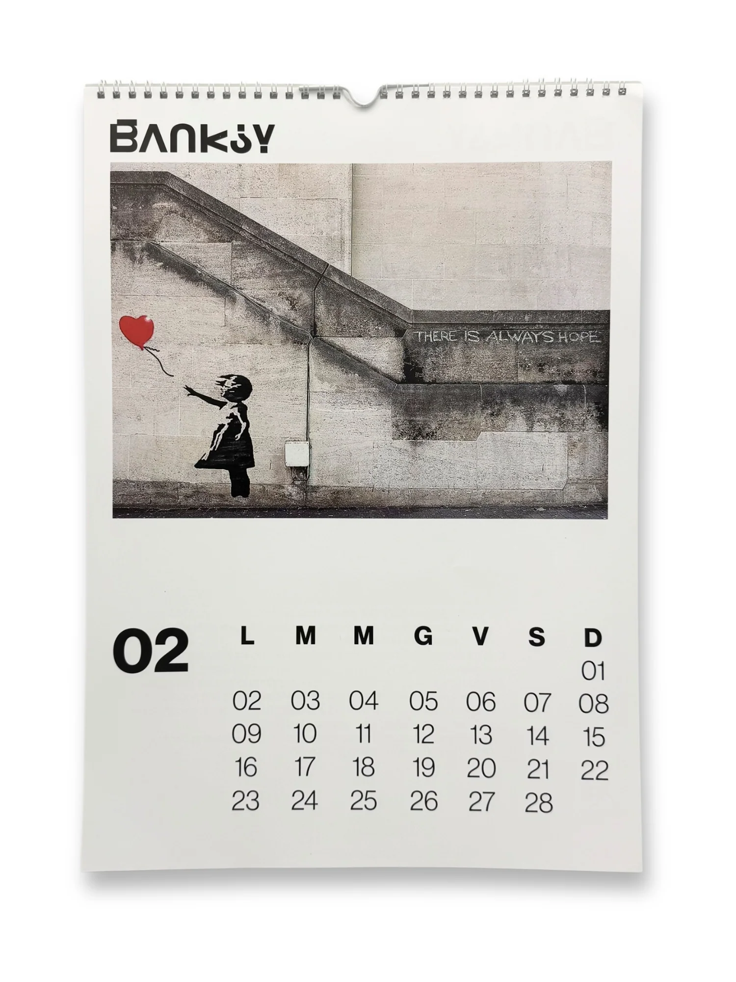 Calendario Banksy 2026 da parete (30 x 42 cm) - Image 5