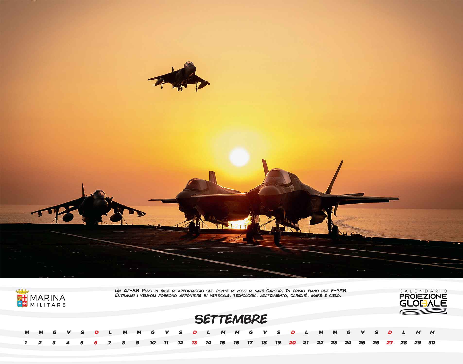 Calendario Marina Militare 2026 - da parete . Proiezione globale - Image 6