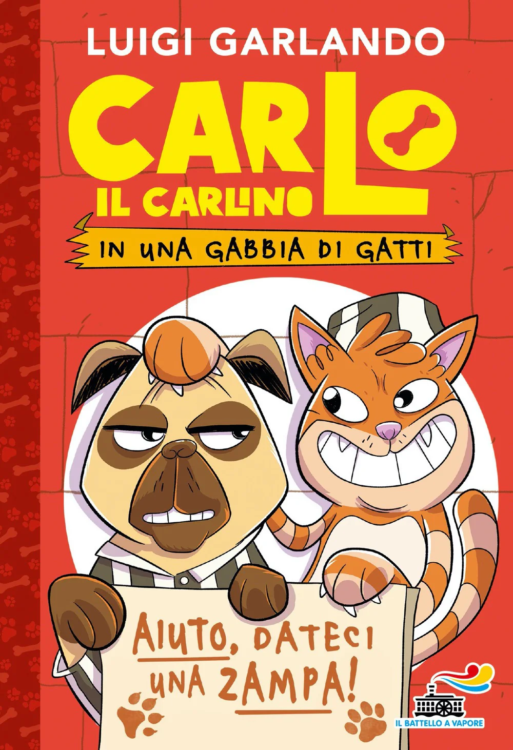 Carlo il carlino in una gabbia di gatti