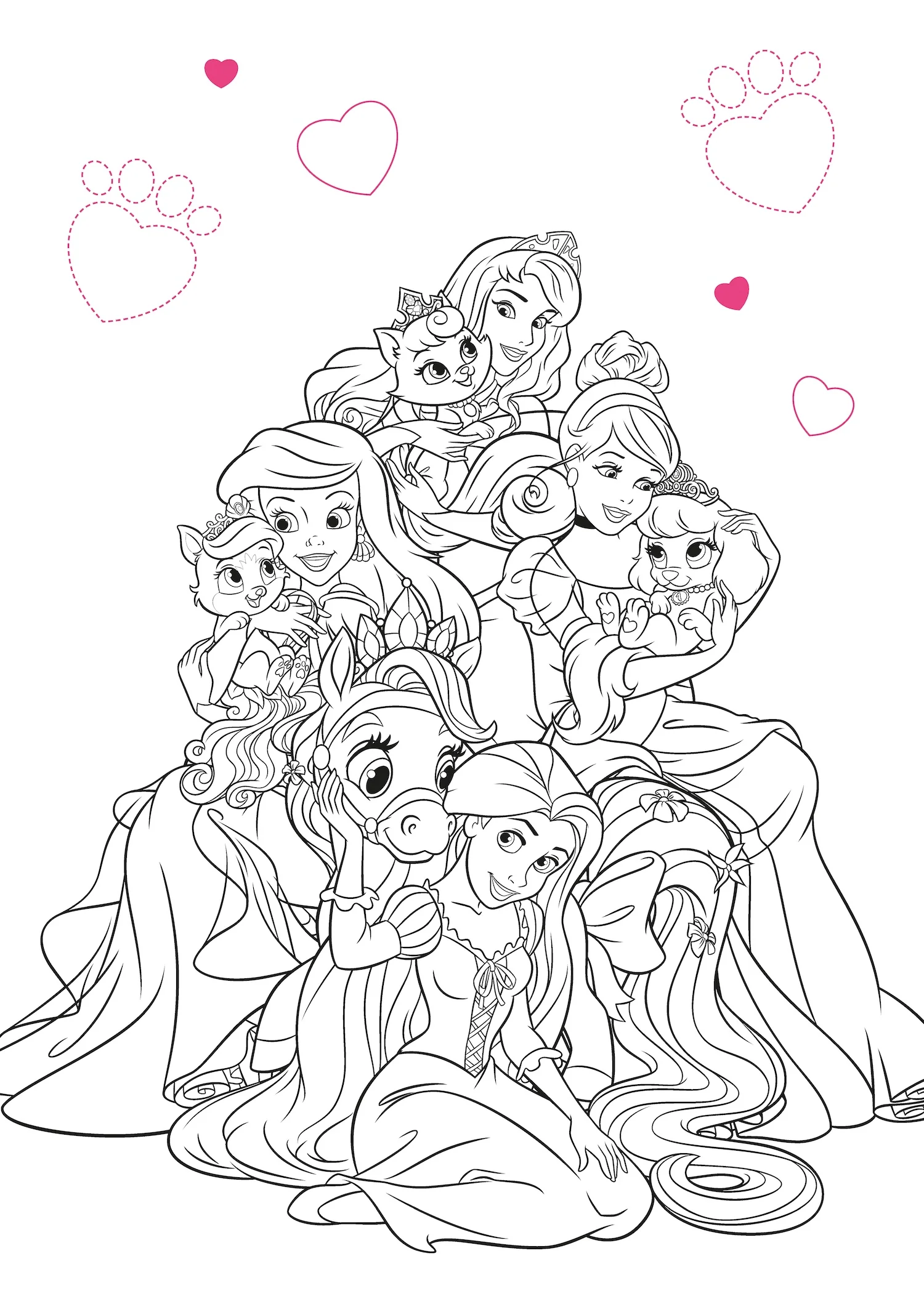 Cuccioli delle Principesse Disegna&colora - Disney Princess - Image 5