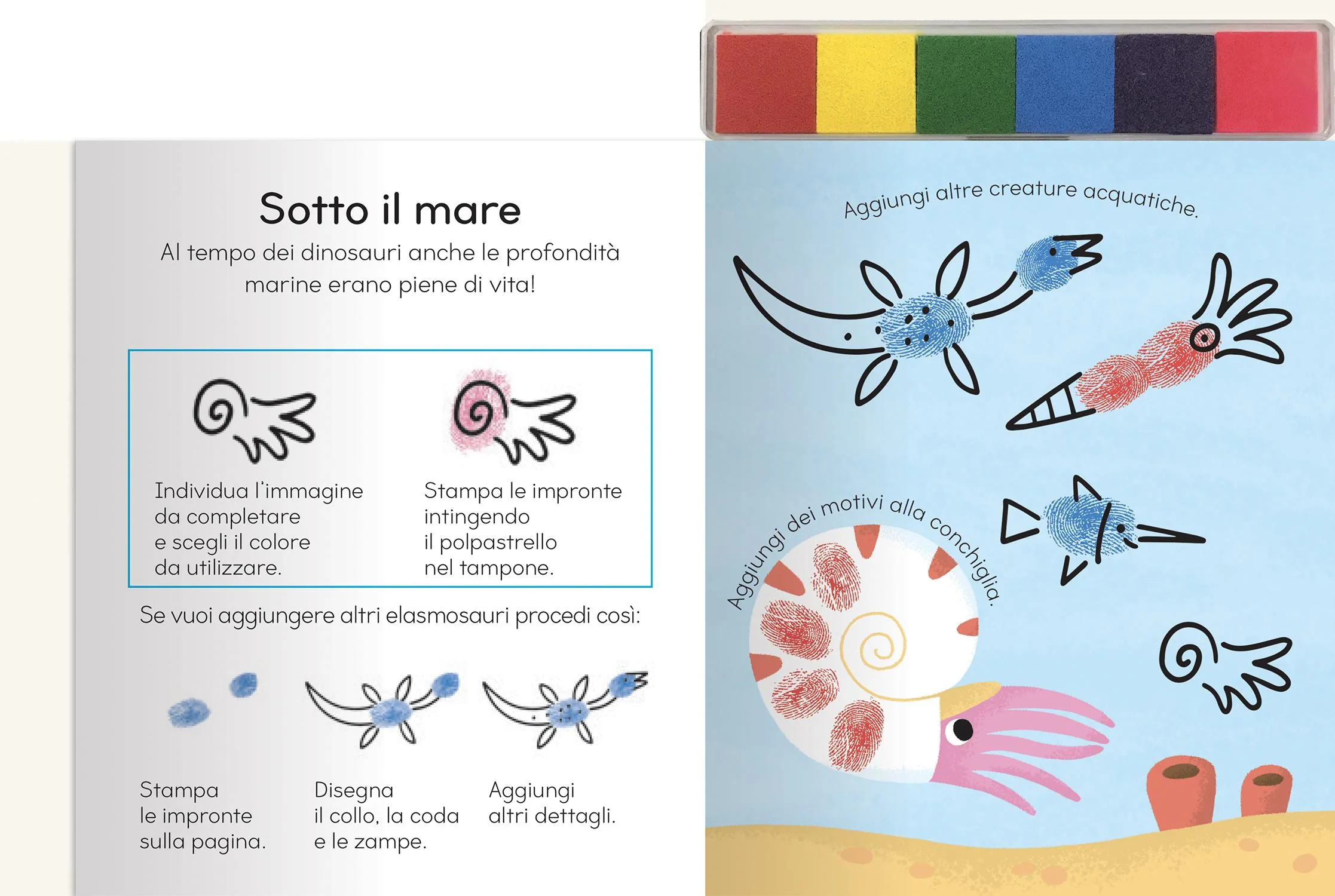 Disegna con le impronte - Dinosauri - Image 3