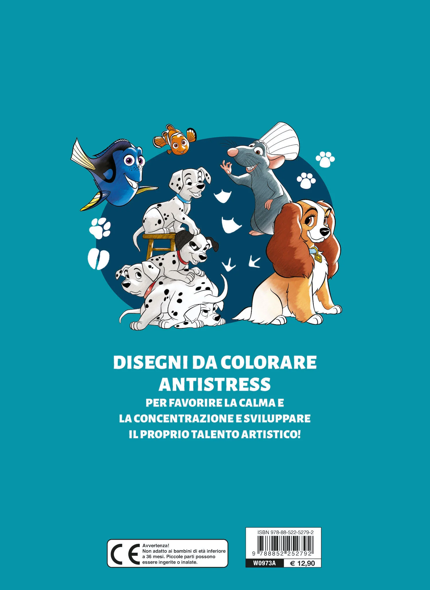 Disney Animals Coloring antistress per tutte le età. 100 immagini per ispirare la creatività - Image 2