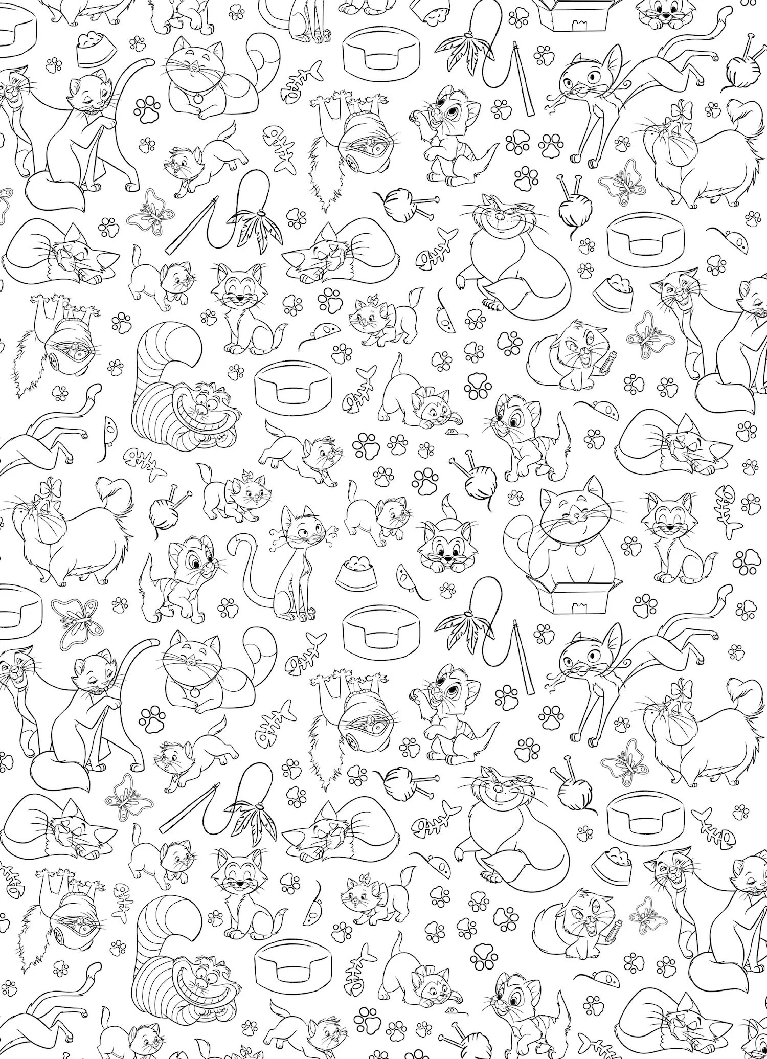 Disney Animals Coloring antistress per tutte le età. 100 immagini per ispirare la creatività - Image 5