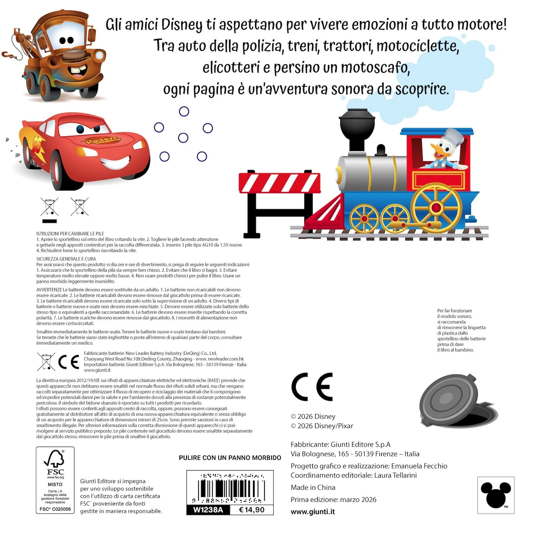 Disney Motori sonori Libro sonoro Premi e ascolta - Image 2
