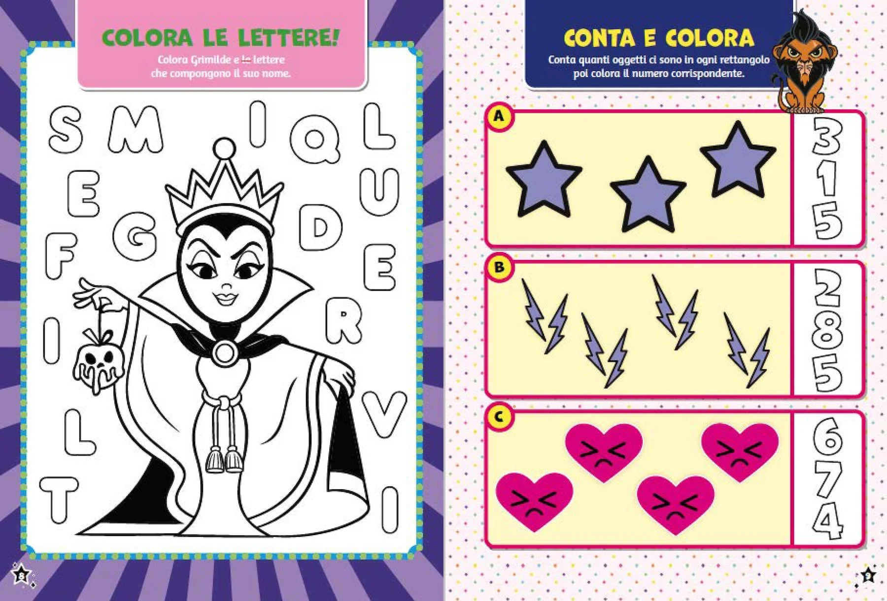 Disney Villains 500 Sticker. Tante attività con personaggi da... brividi - Image 3