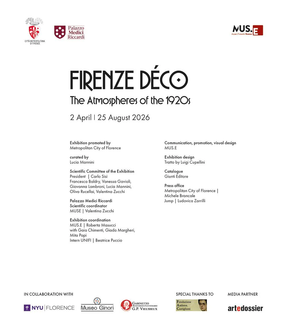 Firenze Déco. The Atmospheres of the 1920s - Image 3