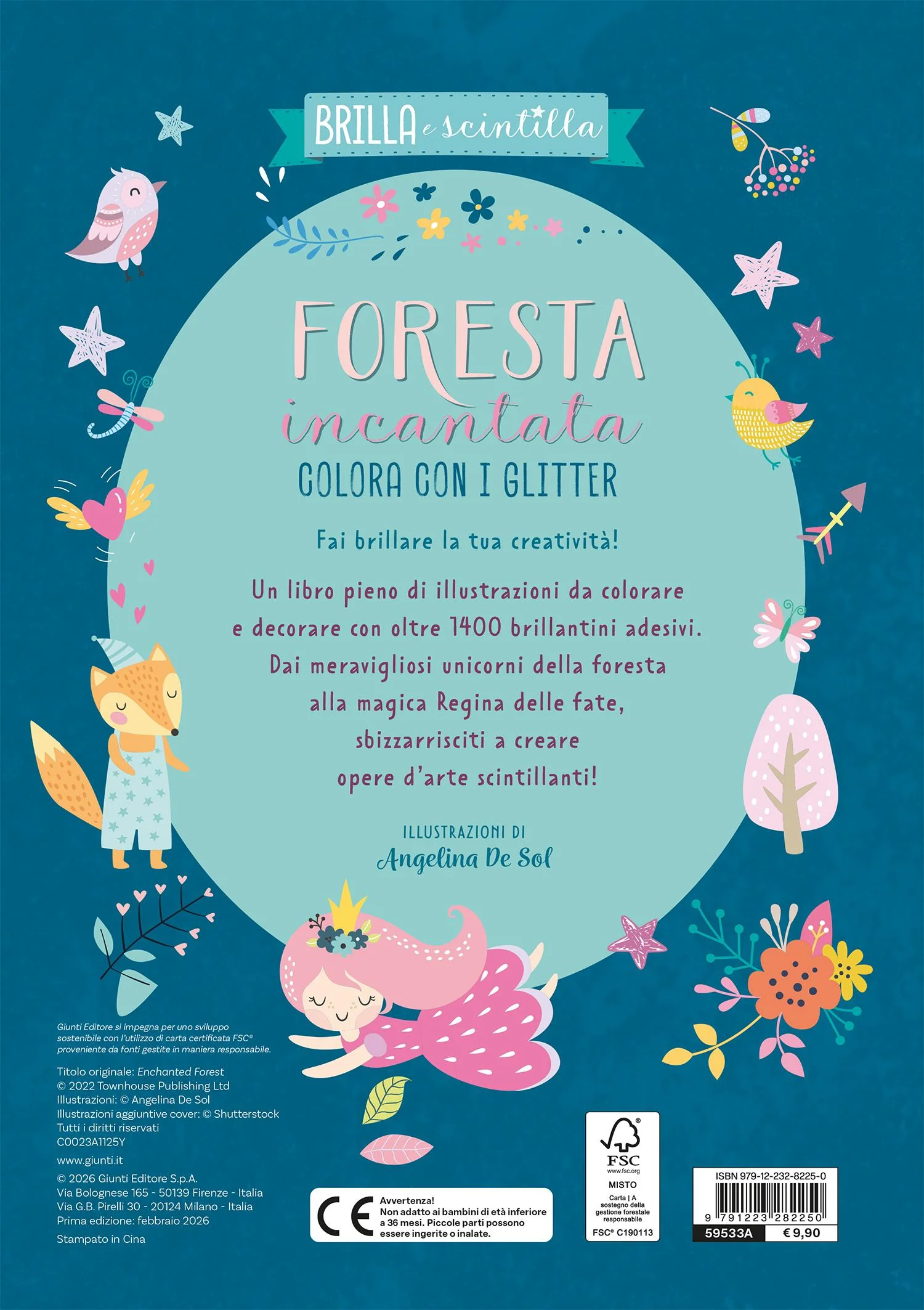 Foresta incantata. Colora con i glitter - Image 2