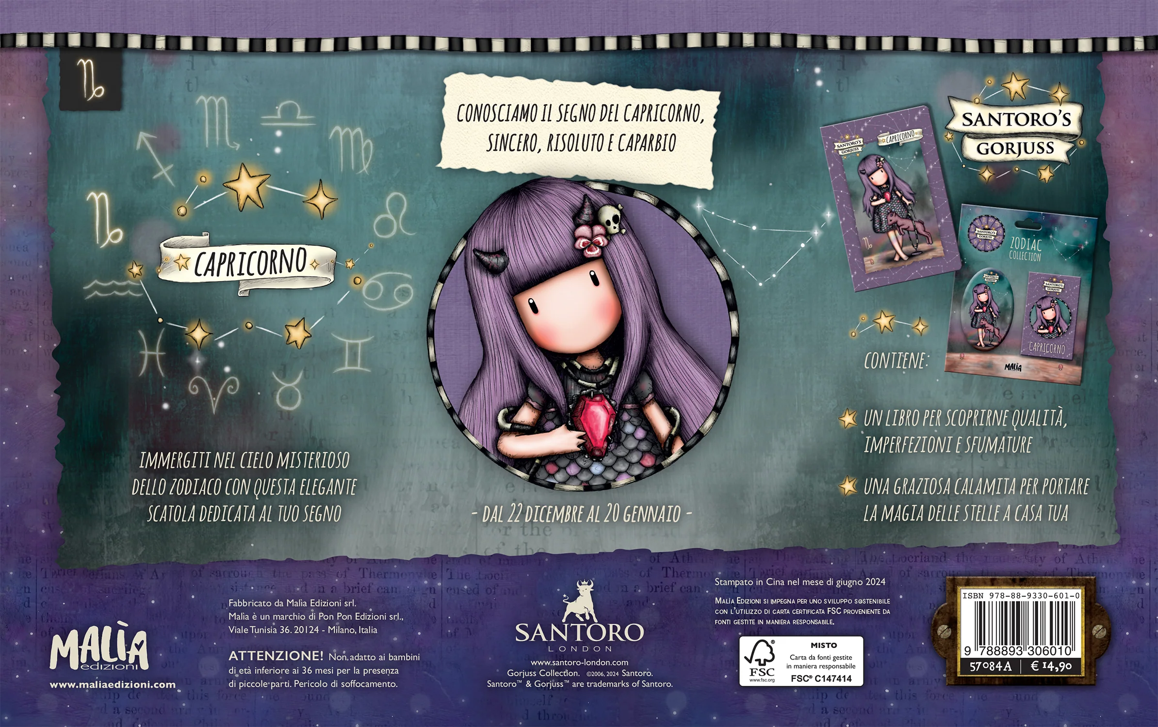 Gorjuss Zodiaco. Gift Box. Capricorno - Image 2