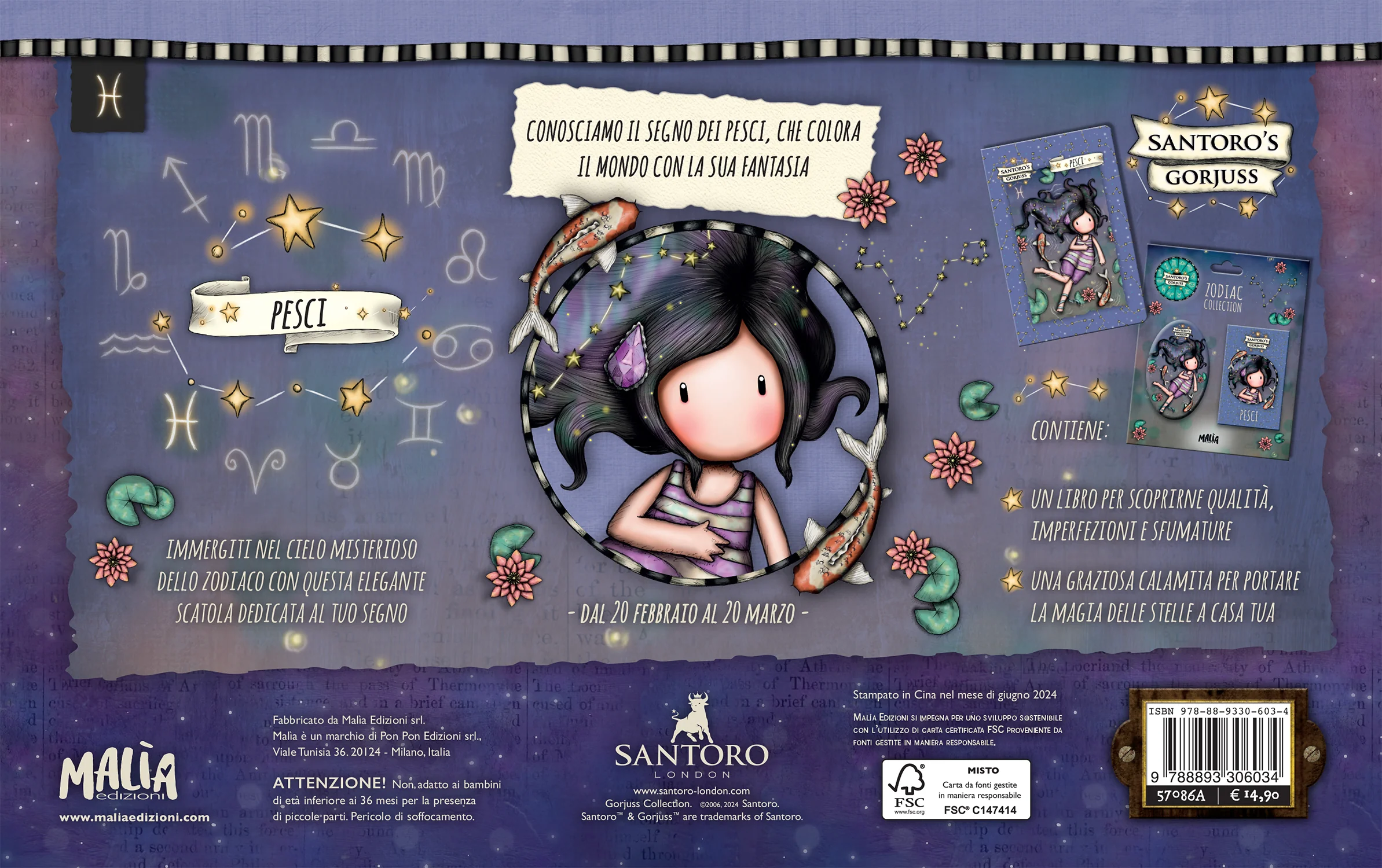 Gorjuss Zodiaco. Gift Box. Pesci - Image 2