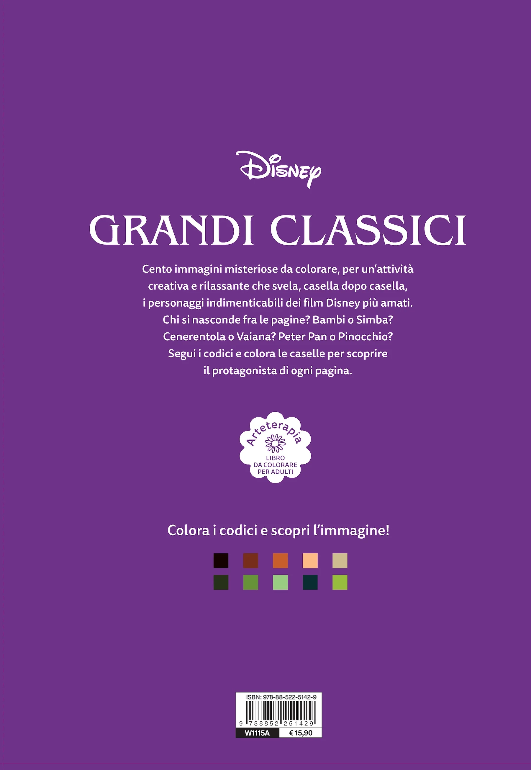 Grandi Classici Colori Misteriosi. Arteterapia Libro da colorare per adulti - Image 2