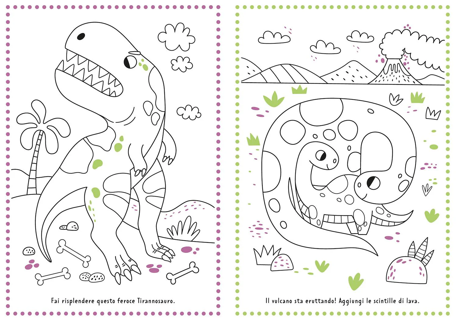 Incredibili dinosauri. Colora con i glitter - Image 3