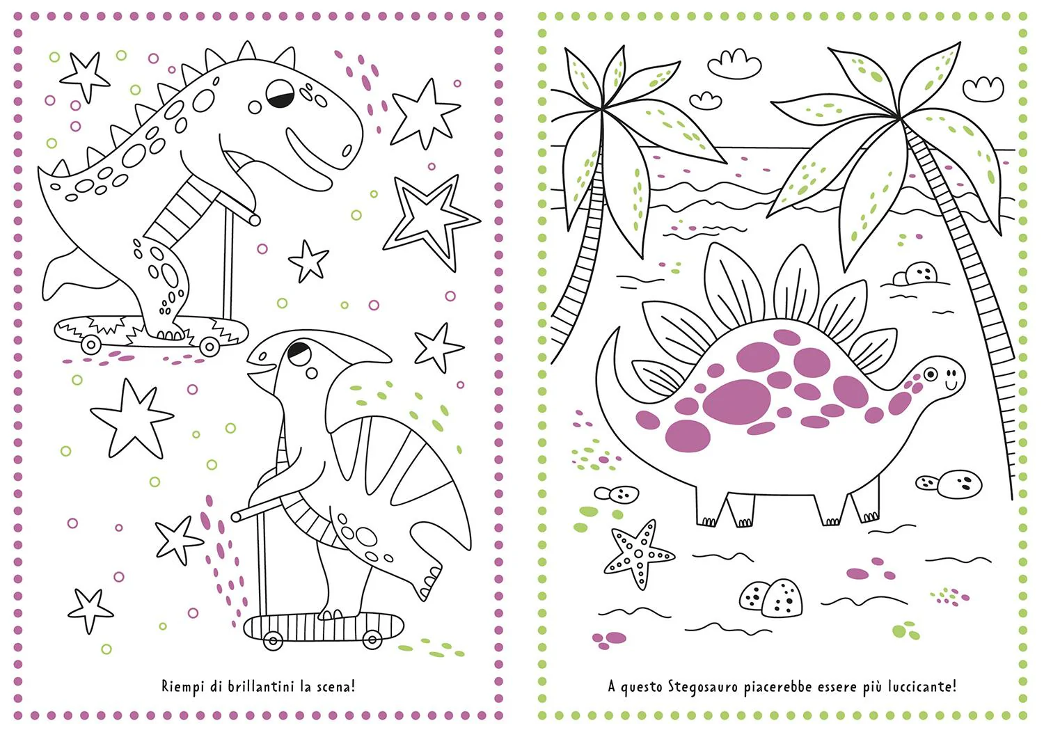 Incredibili dinosauri. Colora con i glitter - Image 4