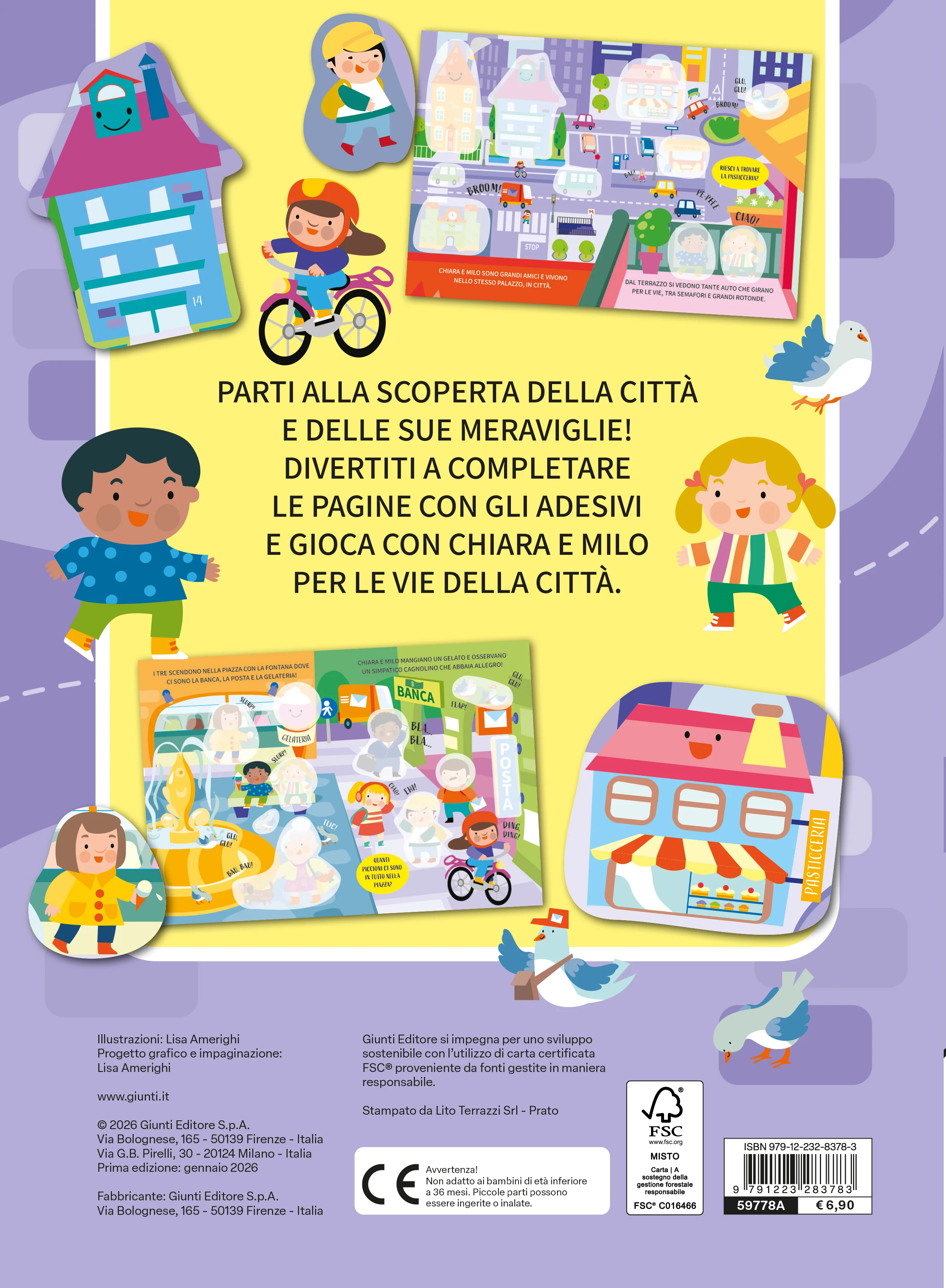 Io coloro con gli sticker. Città - Image 2