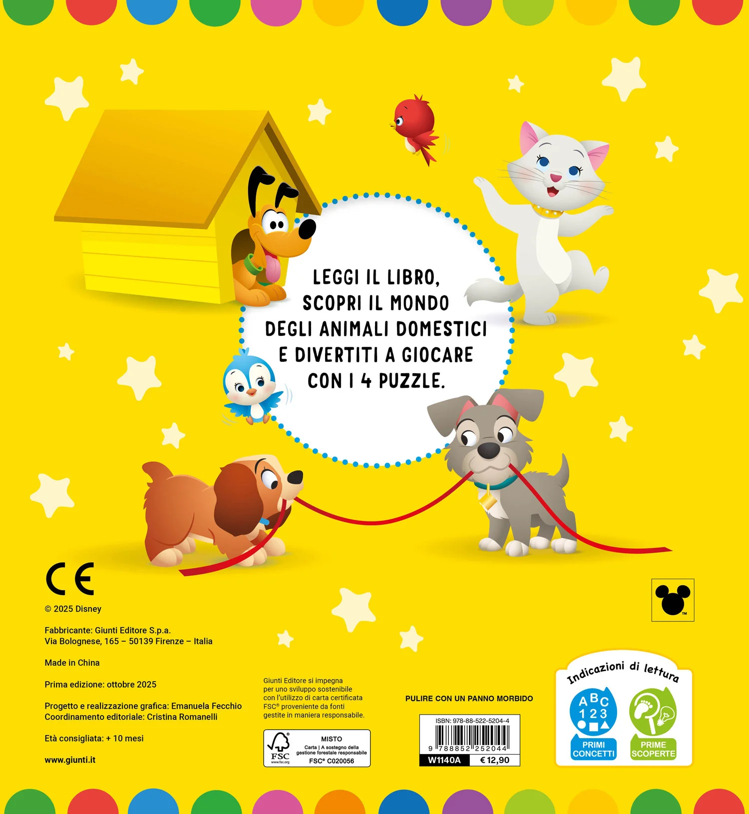 Libro Maxi Puzzle Disney Animali domestici. Gioca e impara a conoscerli - Image 2