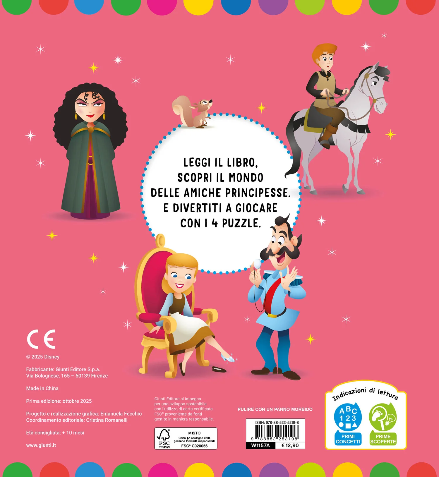 Libro Maxi Puzzle Disney Principesse Migliori amiche. Gioca e impara a conoscerle - Image 2