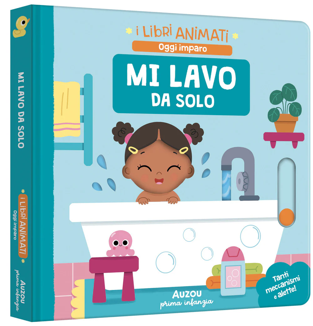 Mi lavo da solo. I libri animati. Oggi imparo. Ediz. a colori