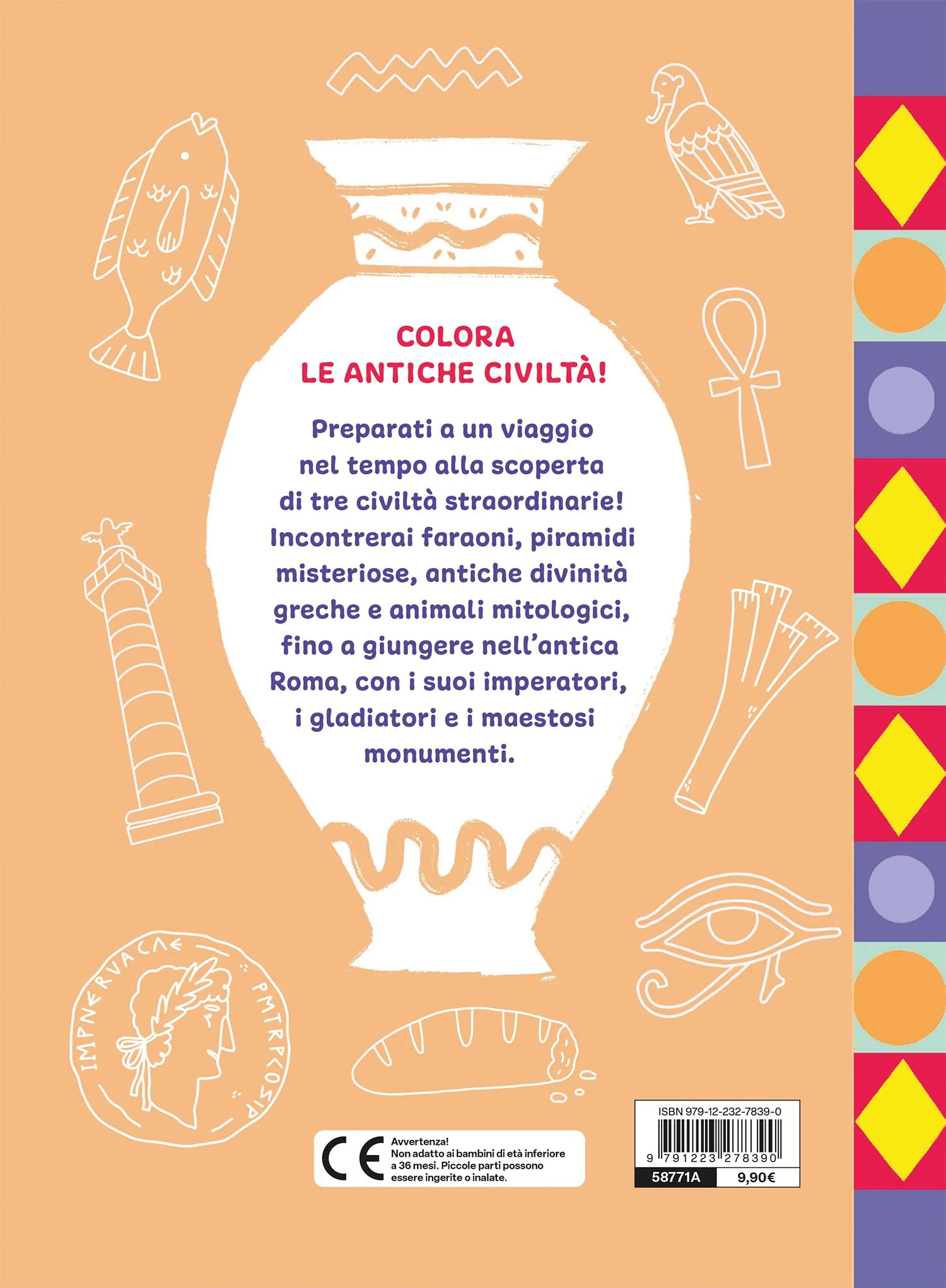 Mondi antichi. Egizi Greci Romani. Coloring Book - Image 2