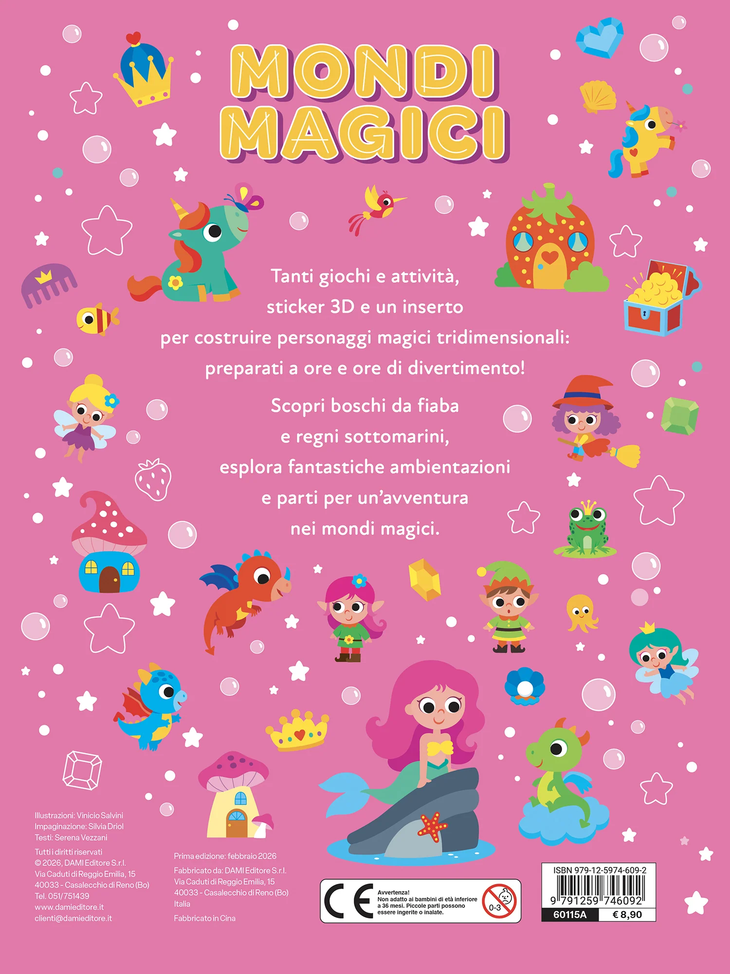 Mondi Magici. Giochi, percorsi, labirinti, coloring - Image 2