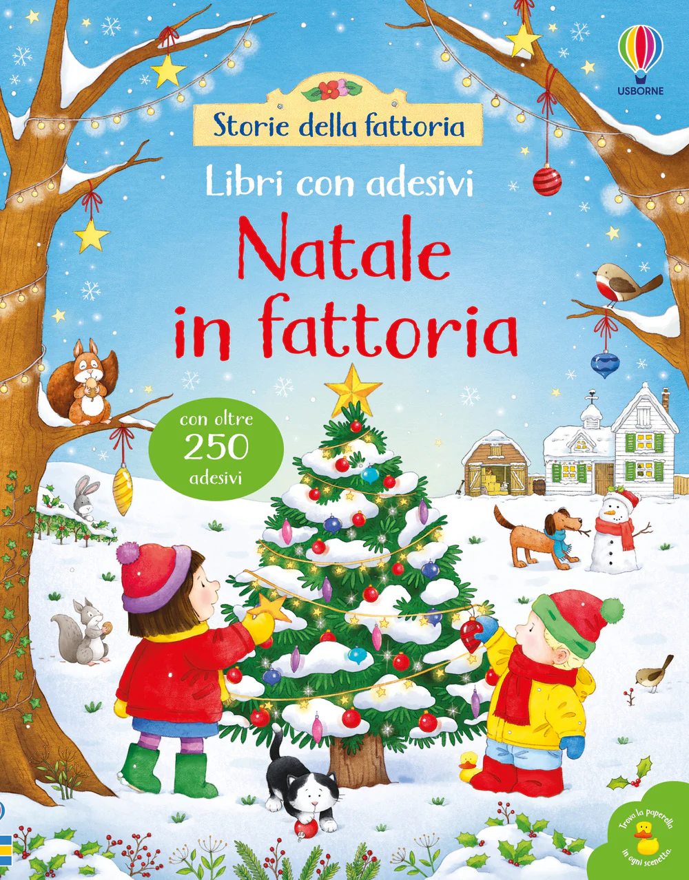 Natale in fattoria. Con adesivi