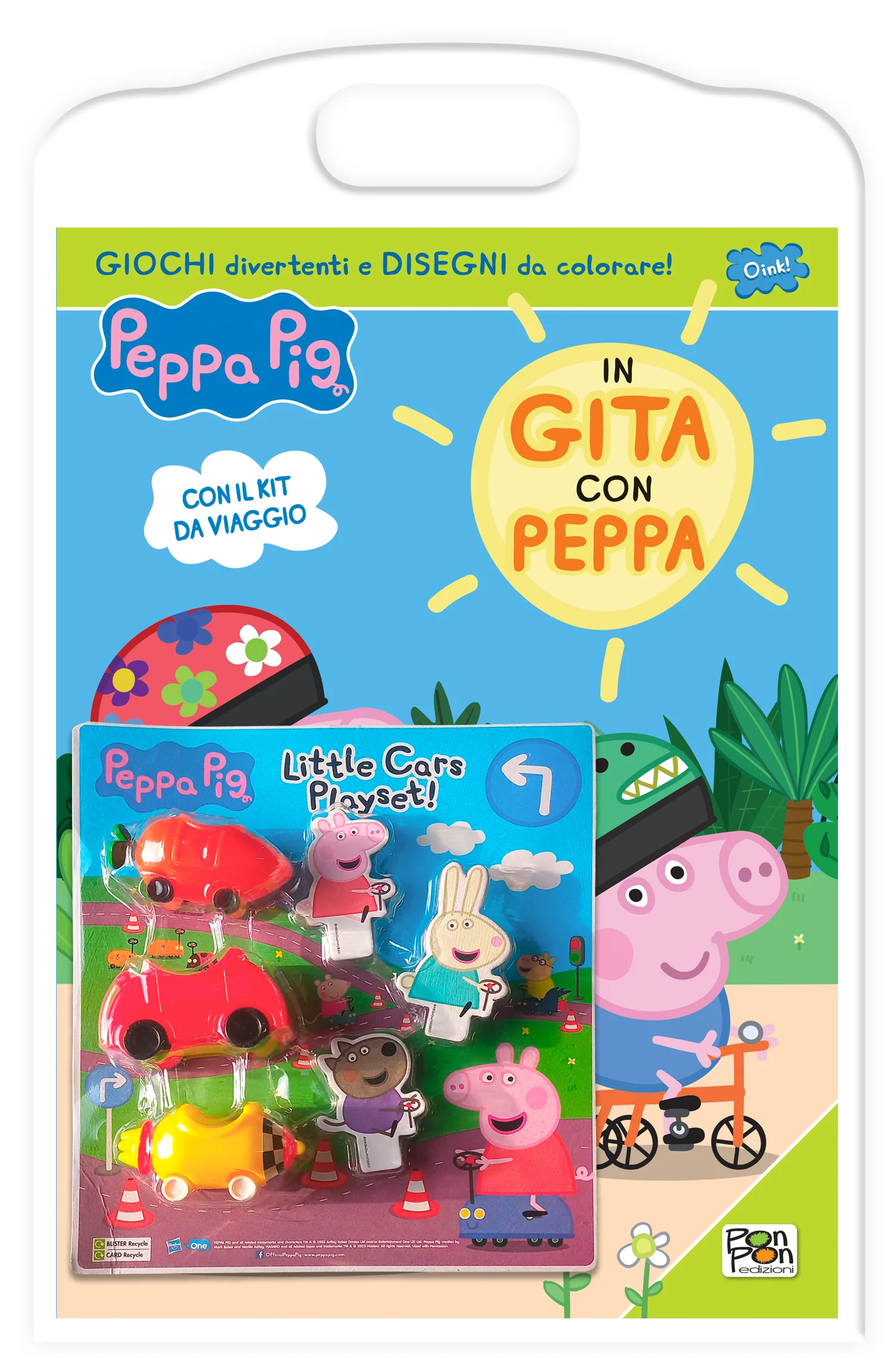 Peppa Pig. Activity con gadget. In gita con Peppa + Set macchinine