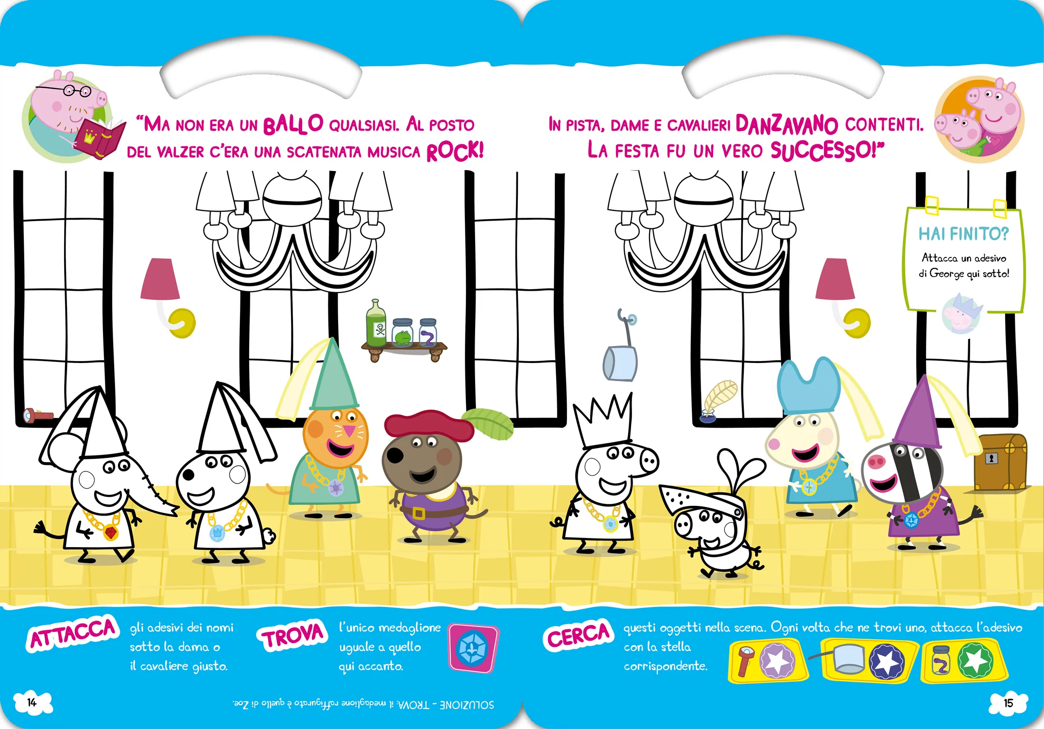 Peppa Pig. Activity con gadget. Nel mondo delle fiabe + playset vestitini - Image 4