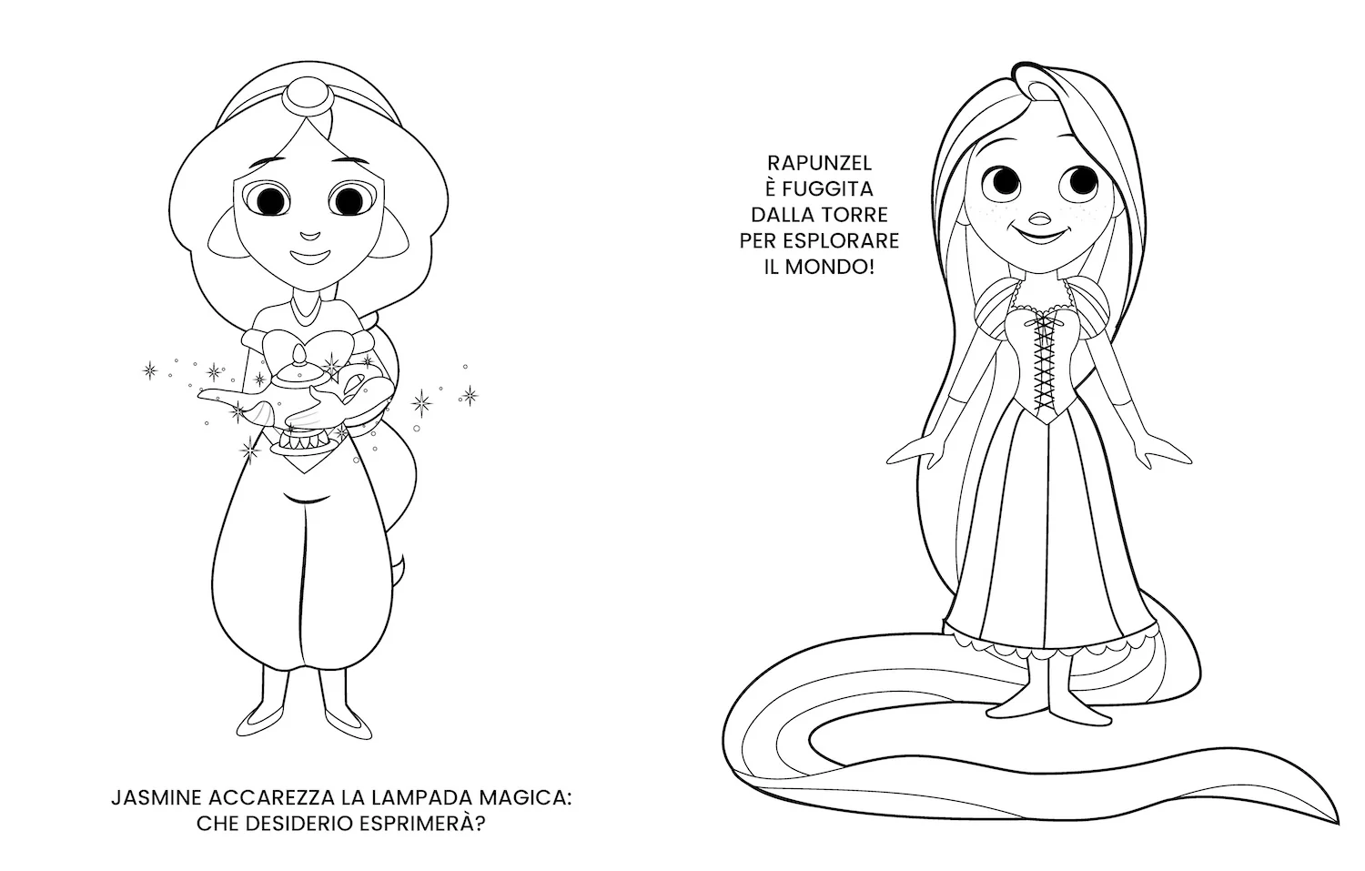 Principesse Disney Mini Staccattacca e colora Cute Stickers. Più di 60 adesivi - Image 3