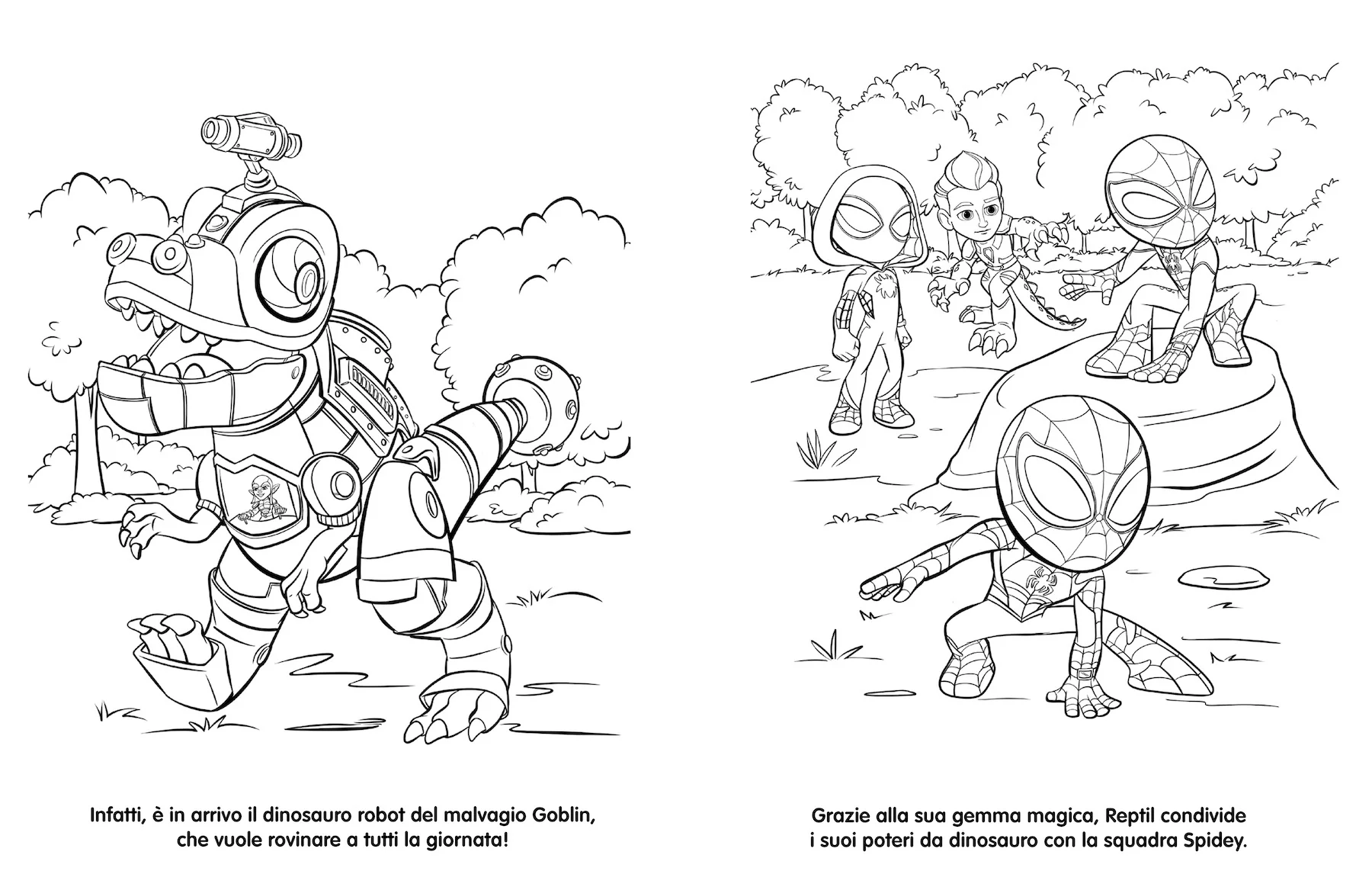 Spidey Dino-Webs Libro Pastello. 12 Mini pastelli per colorare - Image 3
