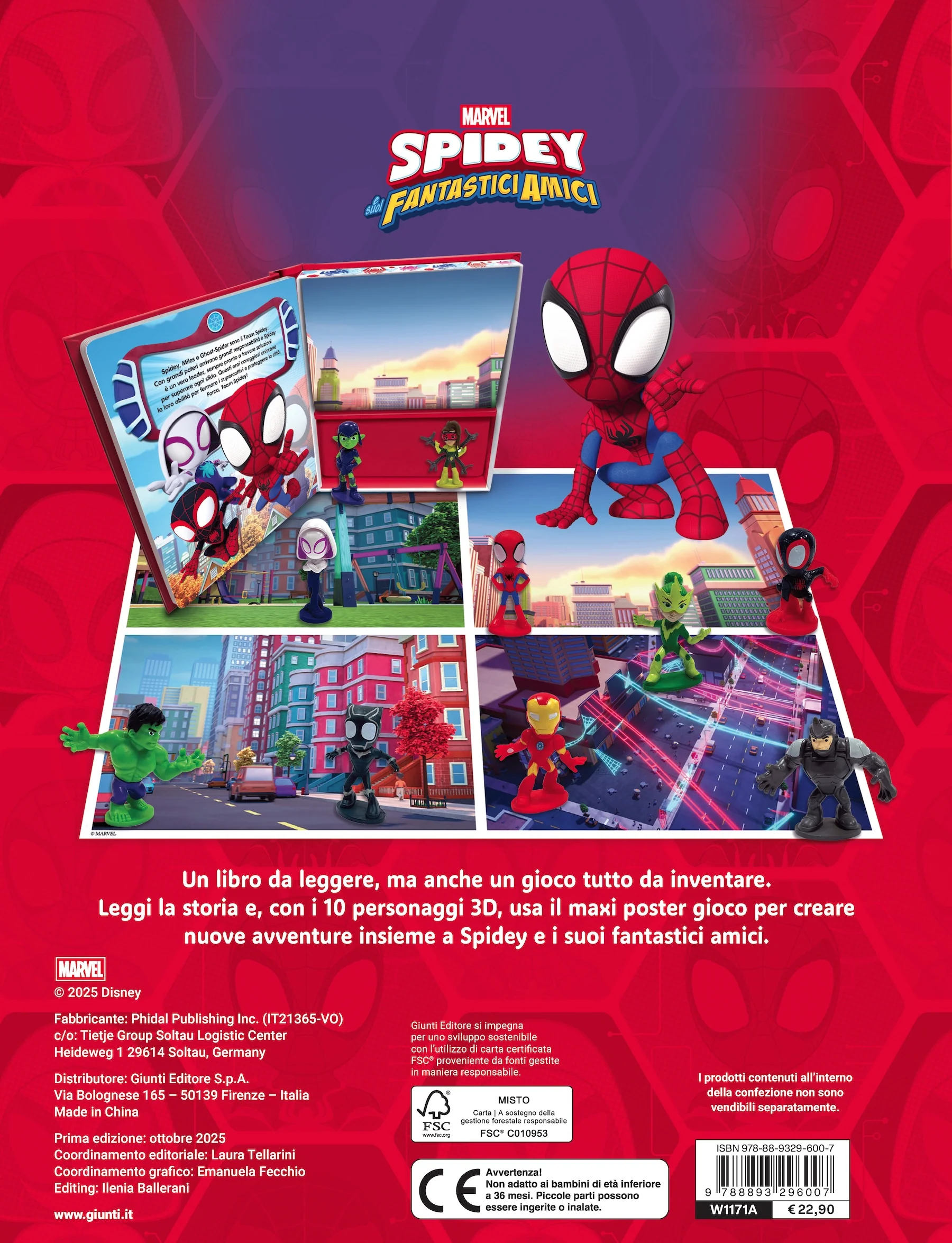 Spidey Maxi Box. Con 10 personaggi 3d, un libro e un maxi poster gioco - Image 2