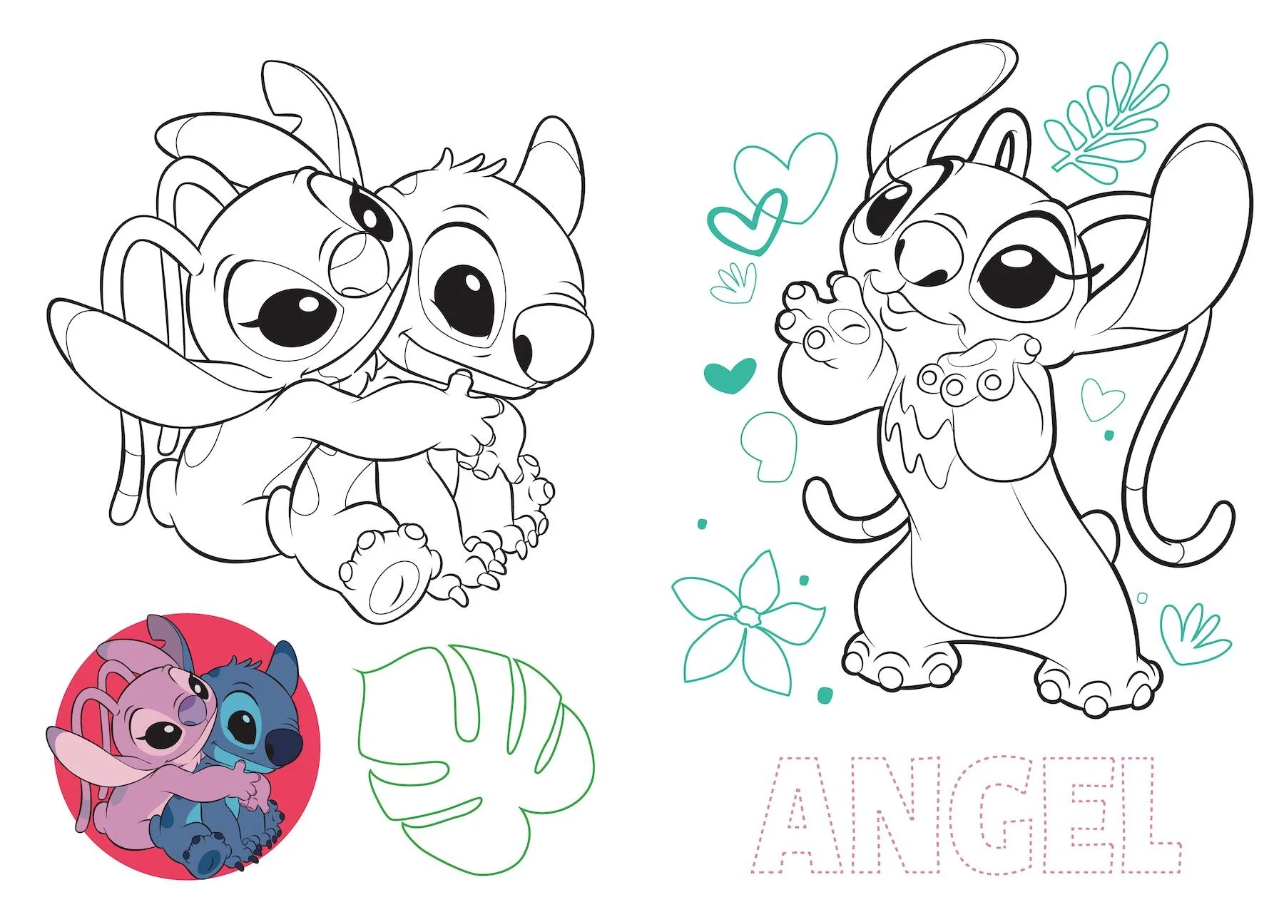 Stitch Disegna&colora - 100% Angel - Image 3