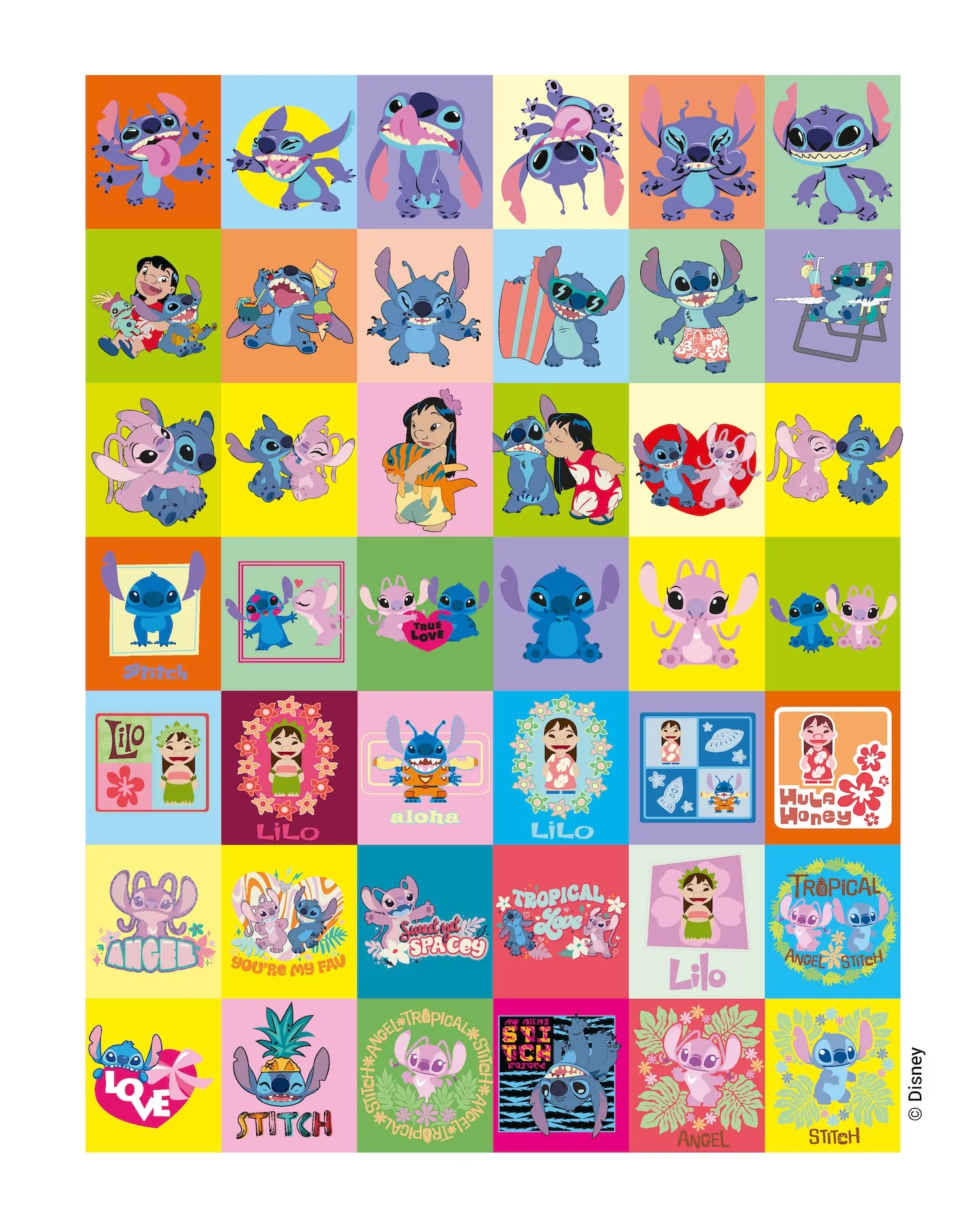 Stitch Mini Staccattacca e colora. Più di 60 adesivi - Image 3