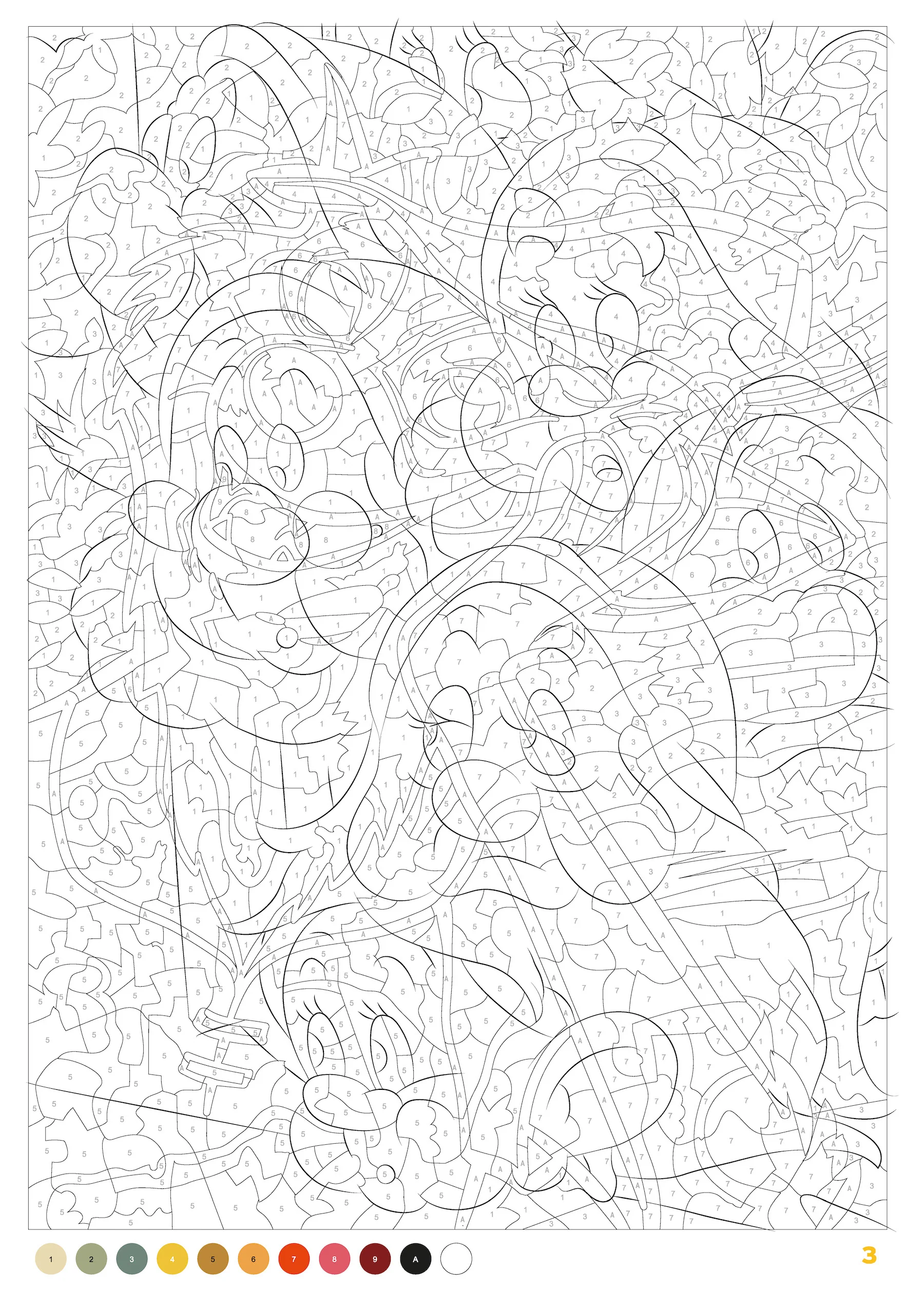 STITCH Ritratti Colori Misteriosi. Arteterapia Libro da colorare per adulti - Image 3