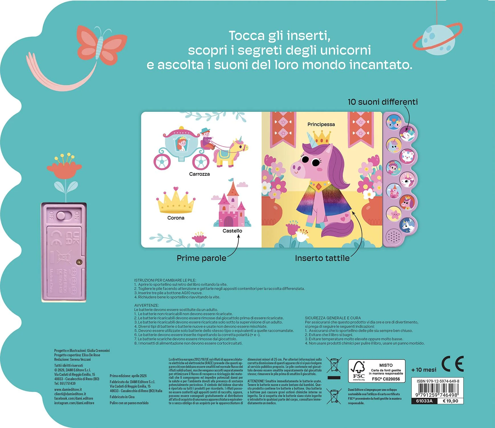 Unicorni. Un libro per ascoltare, toccare e scoprire - Image 2